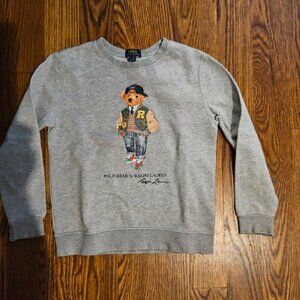 Polo Ralph Lauren grey boys sweatshirt size 8